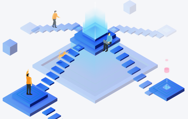 下载网团队办公环境